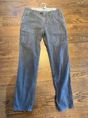 Brunello Cucinelli Slate Gray Cargo Pants